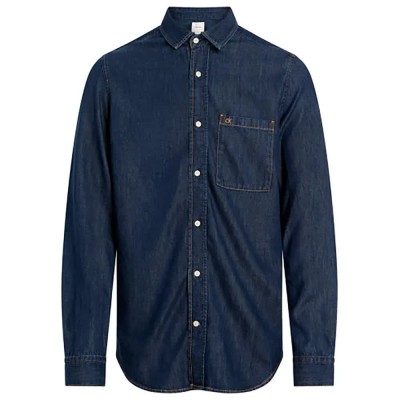 риза,с,дълъг,ръкав,мъжки,ризи,calvin,klein,k10k114289,long,sleeve,shirt,blue