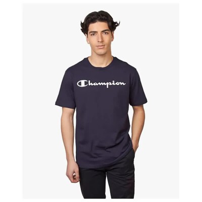 тениска,мъжки,тениски,champion,214747,short,sleeve,t,shirt,blue,l61,(blue)