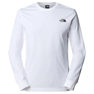 тениска,мъжки,тениски,дамски,тениски,the,north,face,easy,logo,long,sleeve,t,shirt,white,(tnf,white)