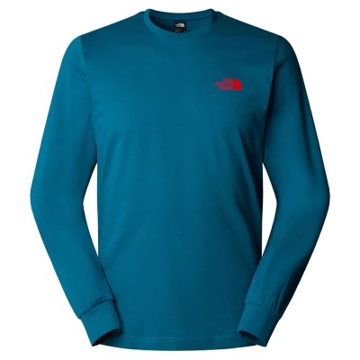 тениска,мъжки,тениски,дамски,тениски,the,north,face,redbox,nse,long,sleeve,t,shirt,blue,(mineral,ink,tnf,red)