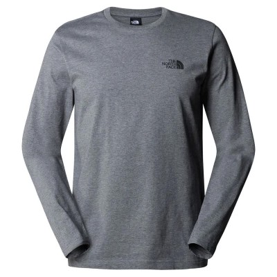 тениска,мъжки,тениски,дамски,тениски,the,north,face,simple,dome,long,sleeve,t,shirt,grey,(tnf,medium,grey,heather)