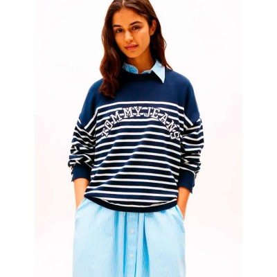 блуза,дамски,блузи,tommy,hilfiger,dw0dw20251,sweatshirt,blue