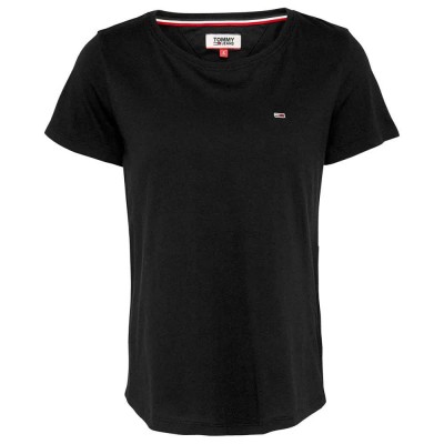 тениска,дамски,тениски,tommy,hilfiger,dw0dw20459,short,sleeve,t,shirt,black