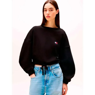 блуза,дамски,блузи,tommy,hilfiger,dw0dw21344,sweatshirt,black