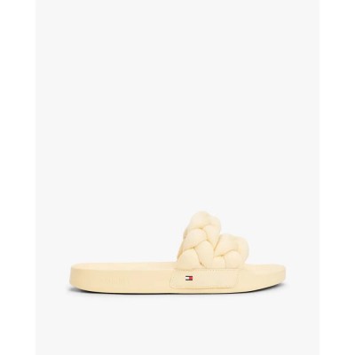 дамски,сандали,и,чехли,tommy,hilfiger,en0en02764,slides,beige,yellow,(yellow)