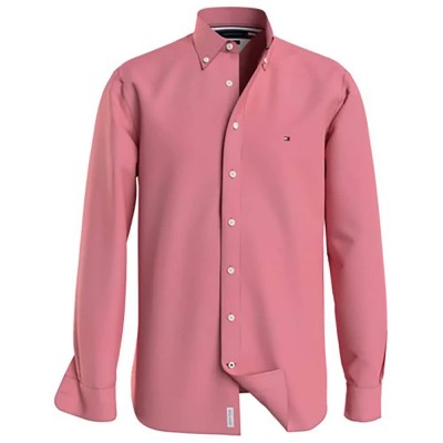 риза,с,дълъг,ръкав,мъжки,ризи,tommy,hilfiger,mw0mw29968,long,sleeve,shirt,pink,(red)