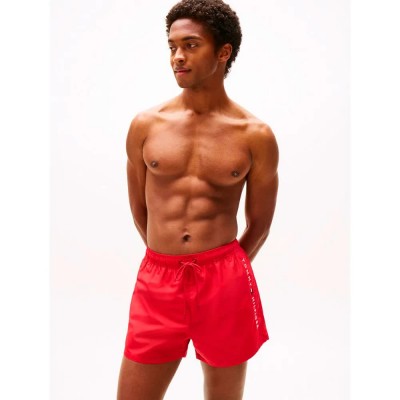 бански,гащета,мъжки,бански,костюми,tommy,hilfiger,um0um03269,swimming,shorts,red,(red)