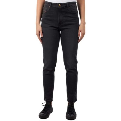 дънки,дамски,панталони,diesel,babhila,high,waist,jeans,black