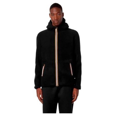 блуза,мъжки,пуловери,k,way,jack,sherpa,polar,double,full,zip,sweatshirt,black,(black)