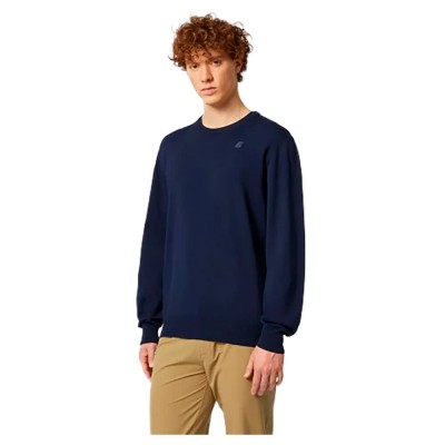 блуза,мъжки,пуловери,k,way,sebastien,cotton,ps,sweater,navy,blue,(blue)
