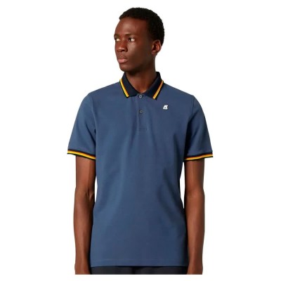 мъжки,блузи,с,яка,k,way,vince,short,sleeve,polo,navy,blue,(blue)