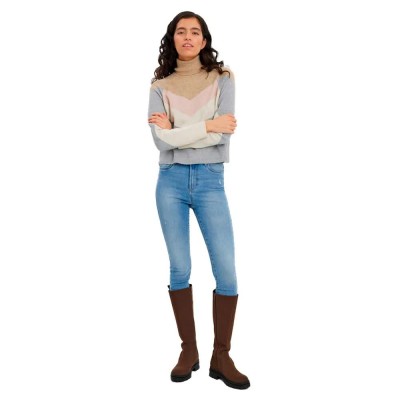 блуза,дамски,пуловери,дамски,плетени,дрехи,vero,moda,doffy,high,neck,sweater,brown