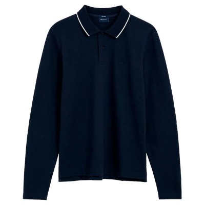 мъжки,блузи,с,яка,gant,2001,2015032,polo,long,sleeve,polo,blue