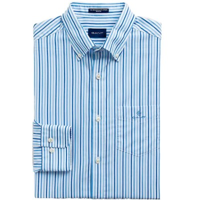риза,с,дълъг,ръкав,мъжки,ризи,gant,broadcloth,stripe,long,sleeve,shirt,blue