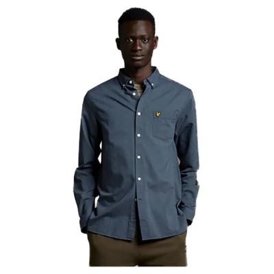 риза,с,дълъг,ръкав,мъжки,ризи,lyle,&,scott,lw1302v,long,sleeve,shirt,navy,blue,(blue)