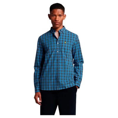 риза,с,дълъг,ръкав,мъжки,ризи,lyle,&,scott,lw1309v,long,sleeve,shirt,blue,(blue)
