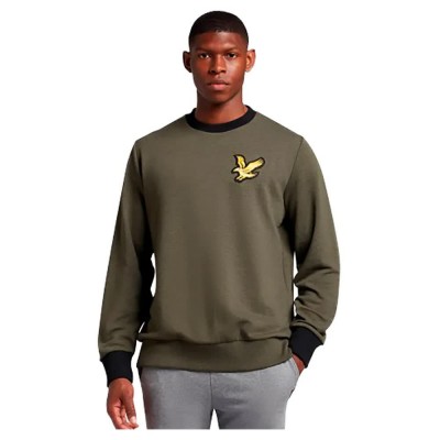 блуза,мъжки,пуловери,lyle,&,scott,ml1727v,sweatshirt,green,(khaki)