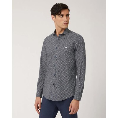 риза,с,дълъг,ръкав,мъжки,ризи,harmont,&,blaine,cnk026012573,long,sleeve,shirt,grey,(blue)