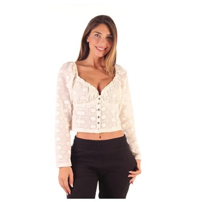 дамски,блузи,дамски,ризи,kendall,&,kylie,kkw344002,long,sleeve,blouse,white,(white)