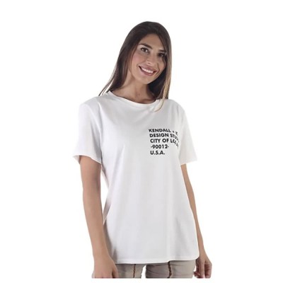 тениска,дамски,тениски,kendall,&,kylie,kkw344218,short,sleeve,t,shirt,white,(white)