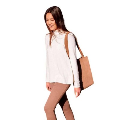 блуза,дамски,пуловери,дамски,плетени,дрехи,mus&bombon,ilmenita,high,neck,sweater,beige,(white)