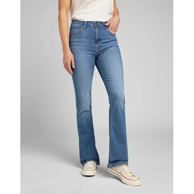 дънки,дамски,панталони,lee,breese,boot,jeans,blue,(blue)