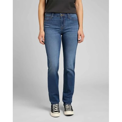дънки,дамски,панталони,lee,marion,straight,jeans,blue,(emc39,blue)