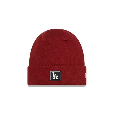 шапка,всички,шапки,new,era,team,cuff,los,angeles,dodgers,beanie,red,(garnet)
