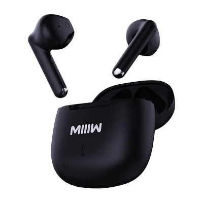 слушалки,слушалки,miiiw,conch,true,plus,wireless,earphones,black,(black)