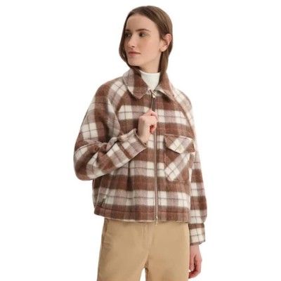 дамски,якета,и,палта,woolrich,cozy,wool,overshirt,brown,(multicolor)