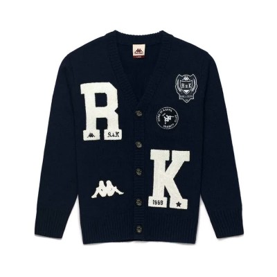 жилетка,мъжки,пуловери,kappa,62114zw,cardigan,blue