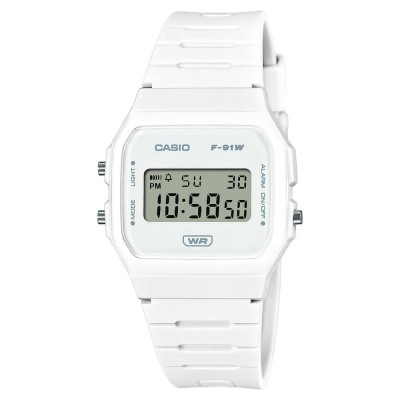 часовник,часовници,casio,f,91wb,7aef,watch,white,(clear)