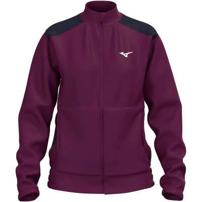 яке,дамски,анцузи,mizuno,athletics,tracksuit,jacket,dark,purple,baritone,blue