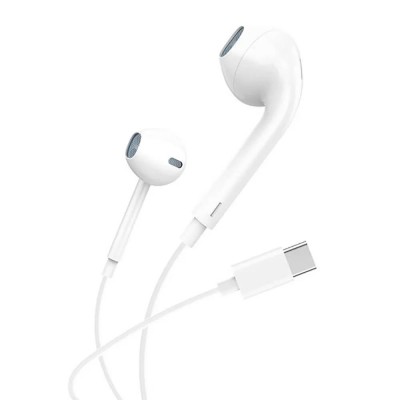 слушалки,слушалки,foneng,t15,usb,c,1.2,m,earphones,white,(white)
