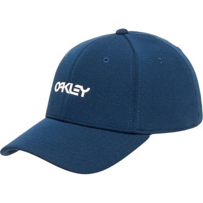 шапка,всички,шапки,oakley,6,panel,stretch,metallic,cap,blue,(abyss,white)