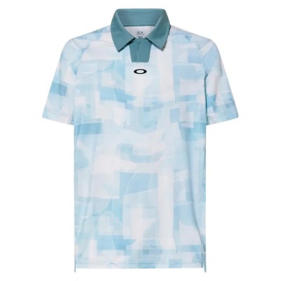 дамски,блузи,с,яка,мъжки,блузи,с,яка,oakley,c1,landscape,short,sleeve,polo,blue,(mountain,camo,green)