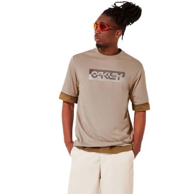 тениска,мъжки,тениски,oakley,duality,b1b,short,sleeve,t,shirt,pebble,(beige)