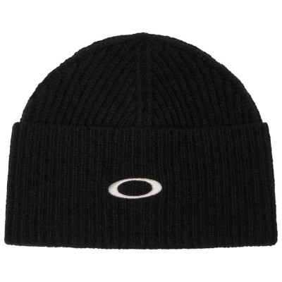 шапка,всички,шапки,oakley,ellipse,ribbed,beanie,black,(blackout)