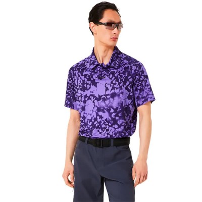 дамски,блузи,с,яка,мъжки,блузи,с,яка,oakley,ghille,haze,short,sleeve,polo,purple,(ghillie,camo,violet)