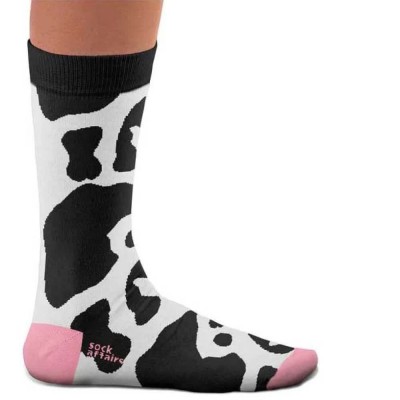 чорапи,дамски,чорапи,sock,affairs,cow,socks,black,(white)
