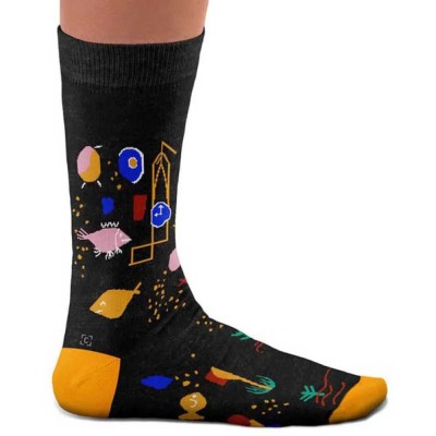 чорапи,дамски,чорапи,sock,affairs,fish,magic,socks,grey,(black)