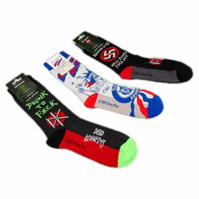 чорапи,дамски,чорапи,sock,affairs,official,dead,kennedys,socks,3,pairs,multicolor