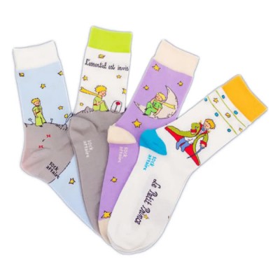 чорапи,дамски,чорапи,sock,affairs,the,little,prince,socks,4,pairs,multicolor