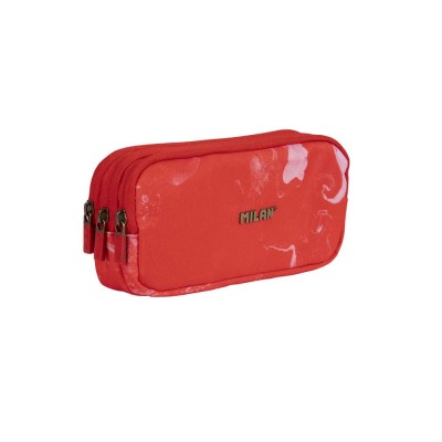 канцеларски,принадлежности,milan,3,zip,lava,series,pencil,case,red