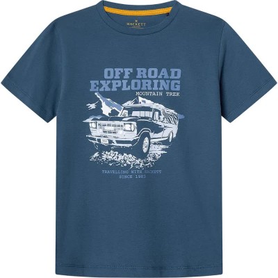 тениска,детски,тениски,hackett,adventure,car,short,sleeve,t,shirt,dark,denim,blue,(blue)