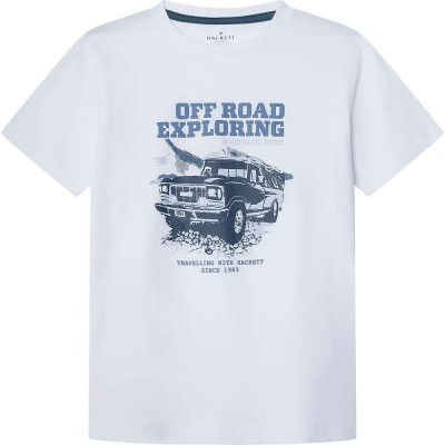 тениска,детски,тениски,hackett,adventure,car,short,sleeve,t,shirt,optic,white,(white)