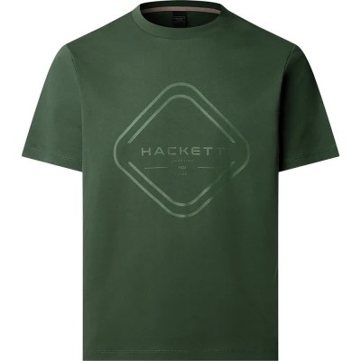 тениска,мъжки,тениски,hackett,club,house,short,sleeve,t,shirt,harvard,khaki,green,(green)