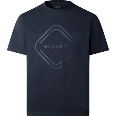 тениска,мъжки,тениски,hackett,club,house,short,sleeve,t,shirt,navy,(blue)