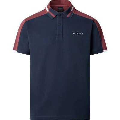 мъжки,блузи,с,яка,hackett,colour,block,short,sleeve,polo,navy,(blue)