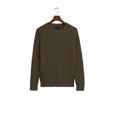 блуза,мъжки,пуловери,hackett,cotton,cable,sweater,green,(hunter,green)